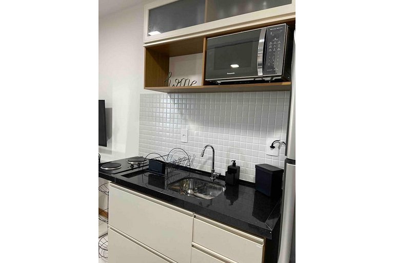 Apartamento novo com vista mar no Smart Barra SSA