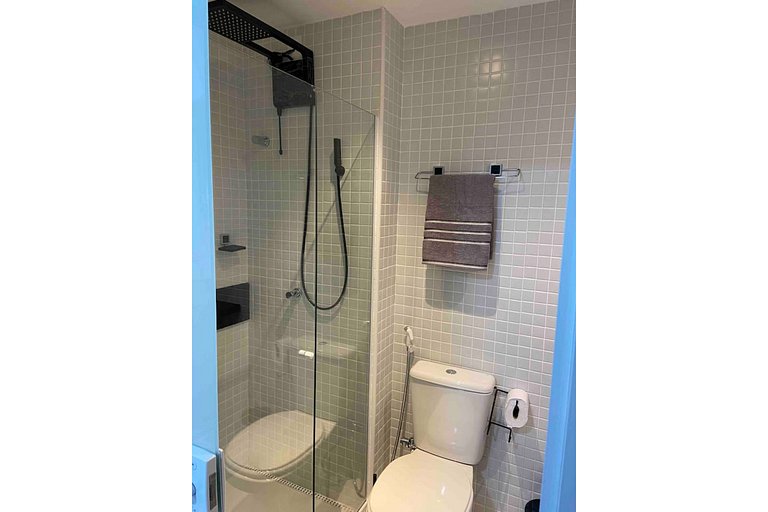 Apartamento novo com vista mar no Smart Barra SSA