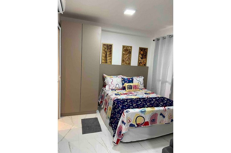 Apartamento novo com vista mar no Smart Barra SSA